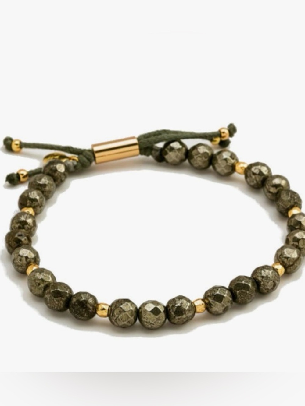 Gorjana power bracelet iron-piryt brass